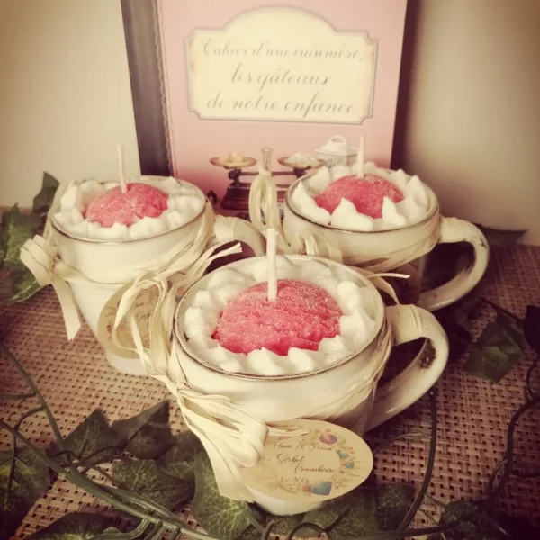 Bougie "Sorbet Framboise"