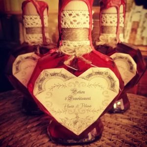 fiole décorative potion d'envoutement