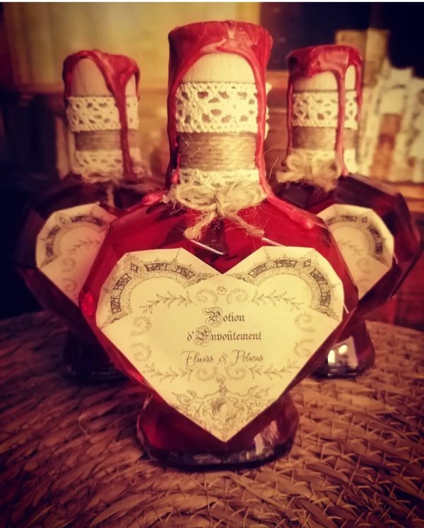 fiole décorative potion d'envoutement