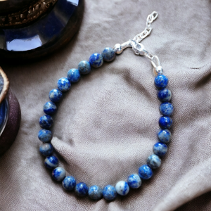 bracelet en lapis lazuli et argent 925